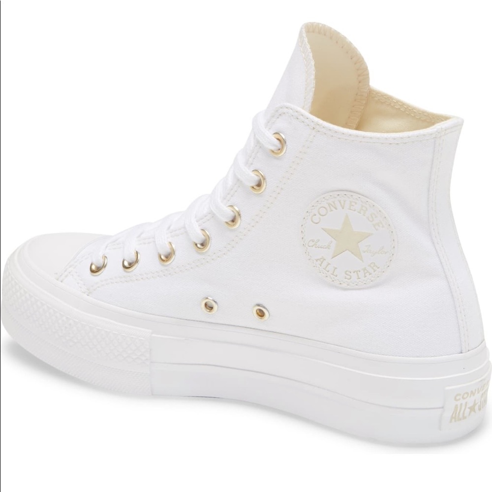 Elevated Gold Platform Chuck Taylor All Star
